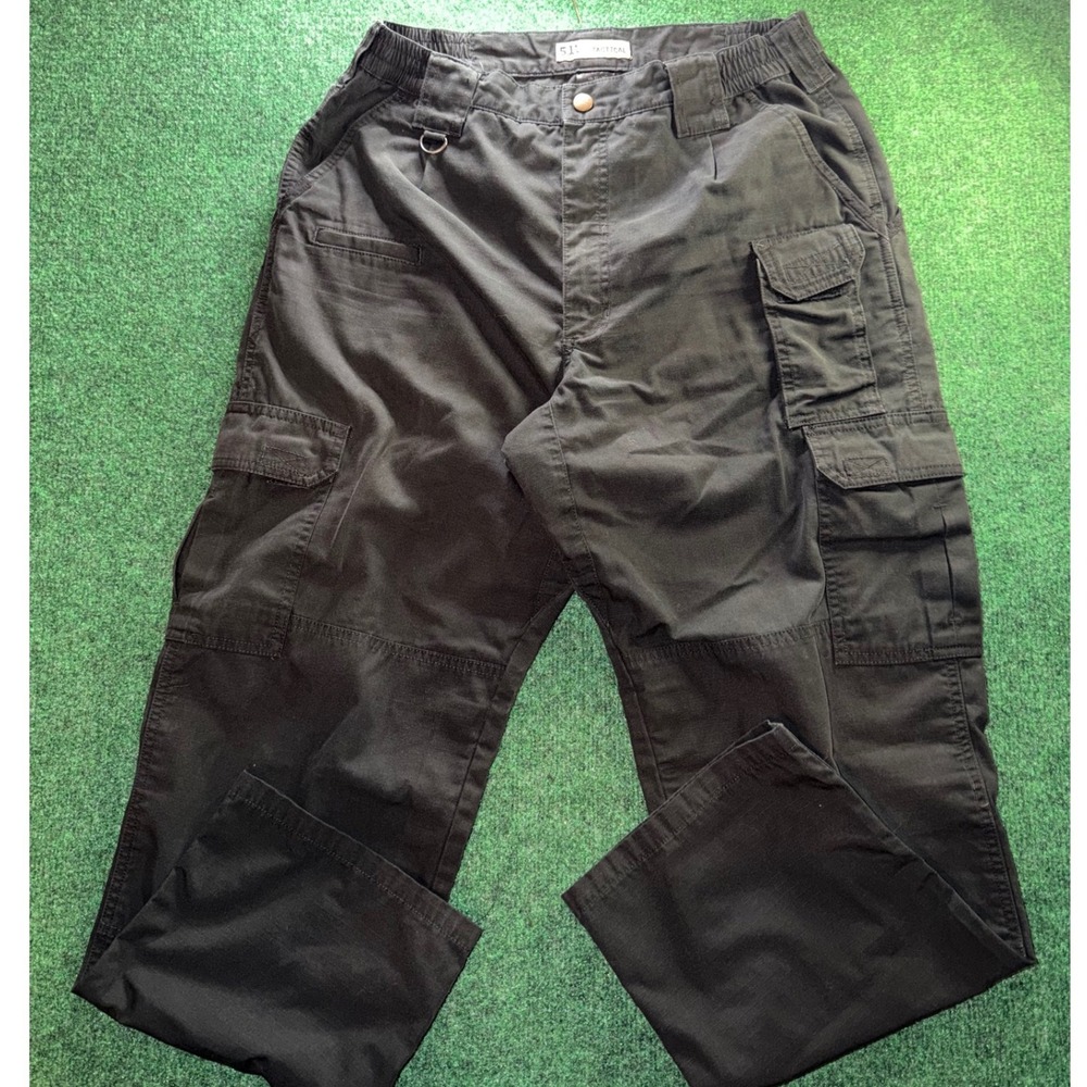 5.11 Tactical Mens Cargo Pants Black 32x30 Outdoor Work Trousers Utility